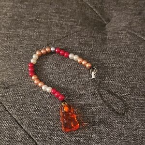 Colorful Beaded Cell Phone Charm